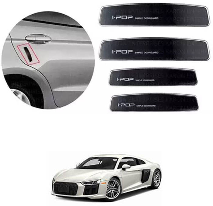 Etradezone Car Door Guard (Pack Of 4, Black) For Audi R8     			Etradezone Car Door Guard (Pack Of 4, Black) For Audi R8