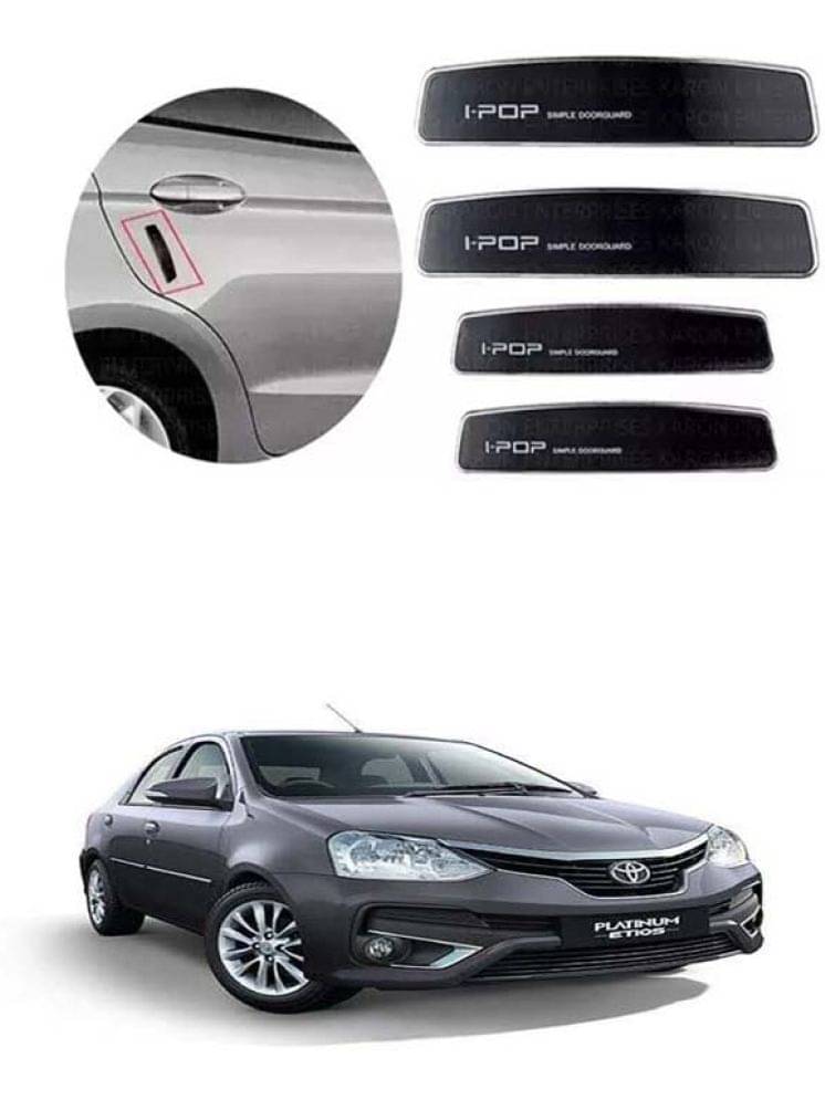 Etradezone Car Door Guard (Pack Of 4, Black) For Toyota Platinum Etios Etradezone Car Door Guard (Pack Of 4, Black) For Toyota Platinum Etios