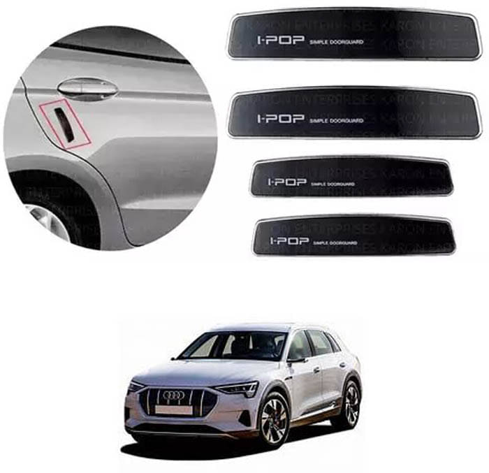 Etradezone Car Door Guard (Pack Of 4, Black) For Audi E-TRON Etradezone Car Door Guard (Pack Of 4, Black) For Audi E-TRON
