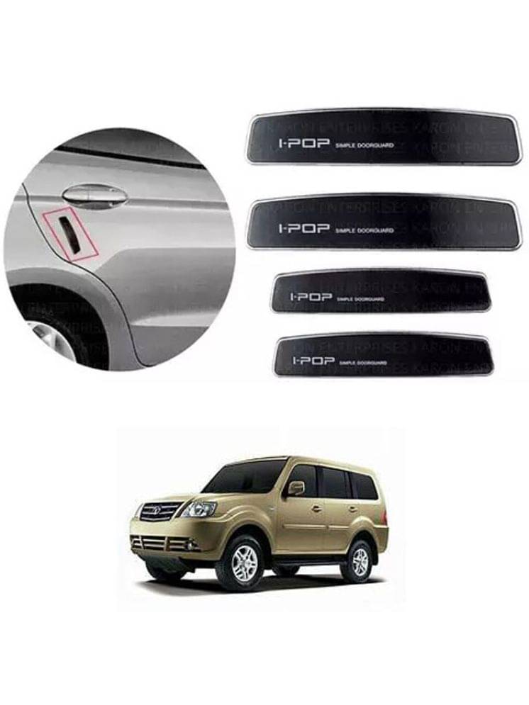     			Etradezone Car Door Guard (Pack Of 4, Black) For Tata Sumo Grande