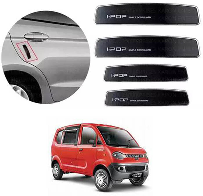 Etradezone Car Door Guard (Pack Of 4, Black) For Mahindra Jeeto Etradezone Car Door Guard (Pack Of 4, Black) For Mahindra Jeeto
