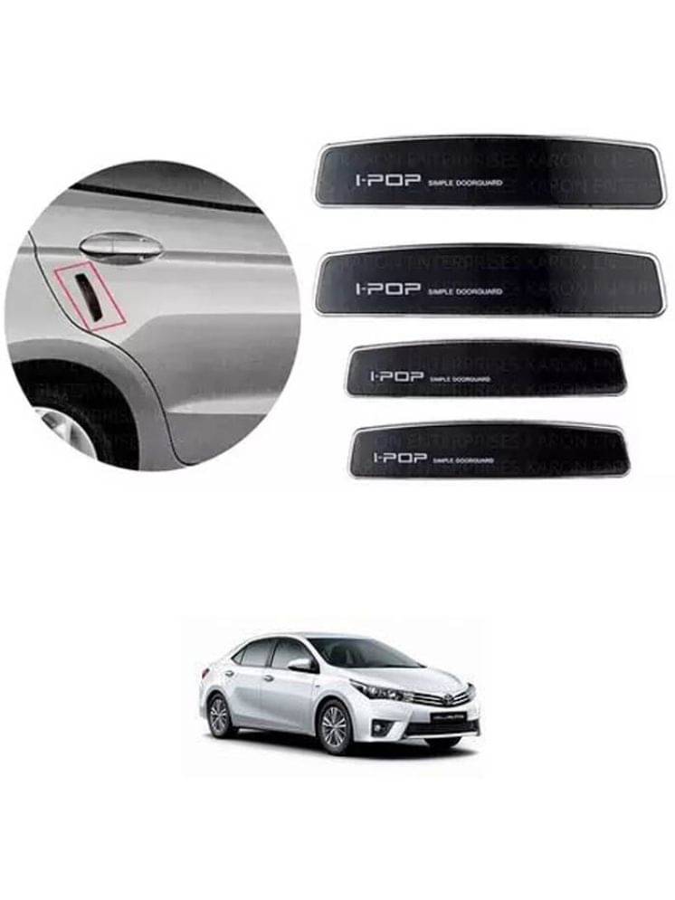 Etradezone Car Door Guard (Pack Of 4, Black) For Toyota Corolla Altis     			Etradezone Car Door Guard (Pack Of 4, Black) For Toyota Corolla Altis