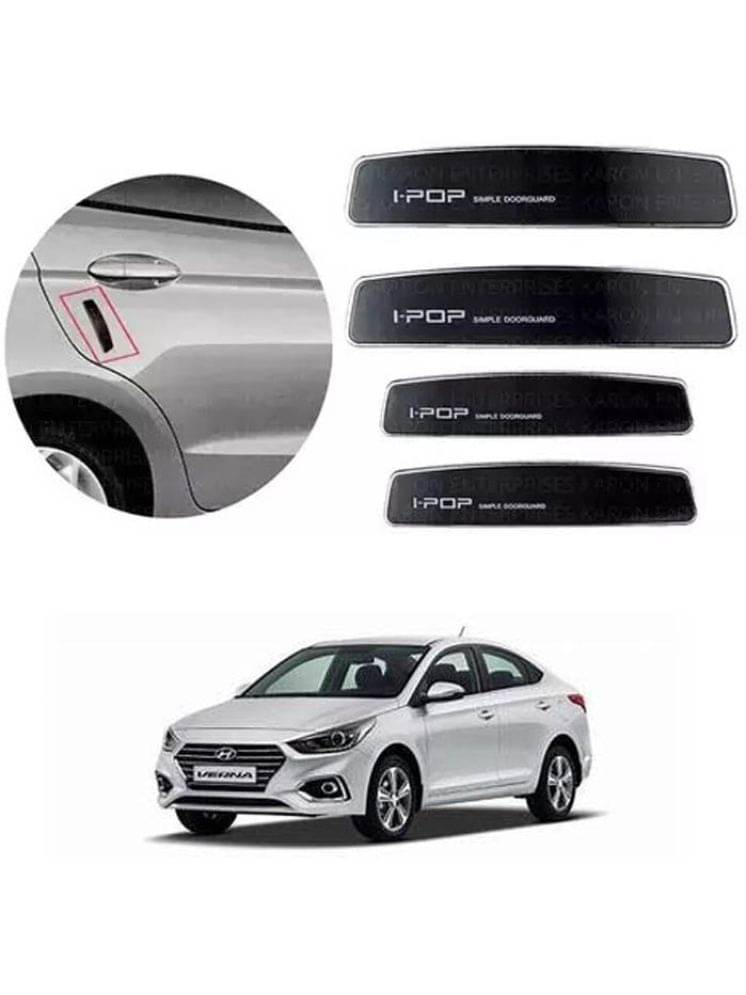 Etradezone Car Door Guard (Pack Of 4, Black) For Hyundai Fluidic Verna Etradezone Car Door Guard (Pack Of 4, Black) For Hyundai Fluidic Verna