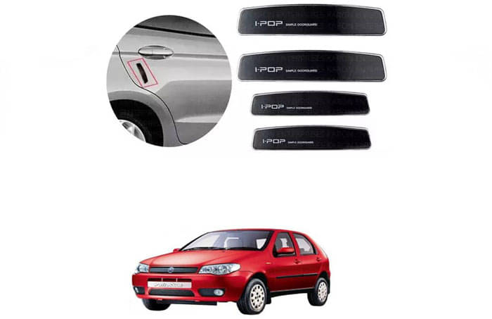     			Etradezone Car Door Guard (Pack Of 4, Black) For Fiat Palio Stile