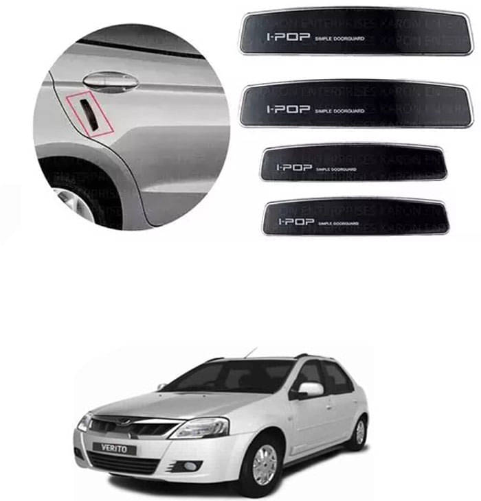 Etradezone Car Door Guard (Pack Of 4, Black) For Mahindra Verito Etradezone Car Door Guard (Pack Of 4, Black) For Mahindra Verito