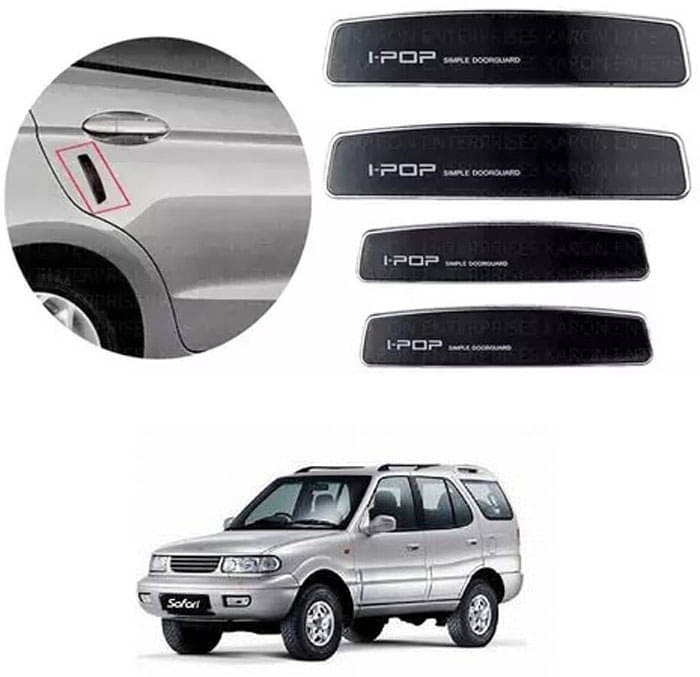Etradezone Car Door Guard (Pack Of 4, Black) For Tata Safari Dicor Etradezone Car Door Guard (Pack Of 4, Black) For Tata Safari Dicor