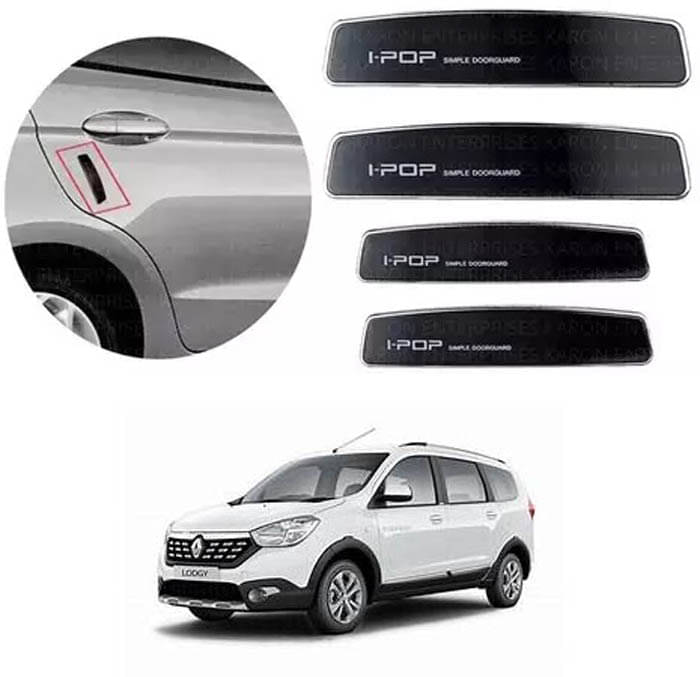     			Etradezone Car Door Guard (Pack Of 4, Black) For Renault Lodgy