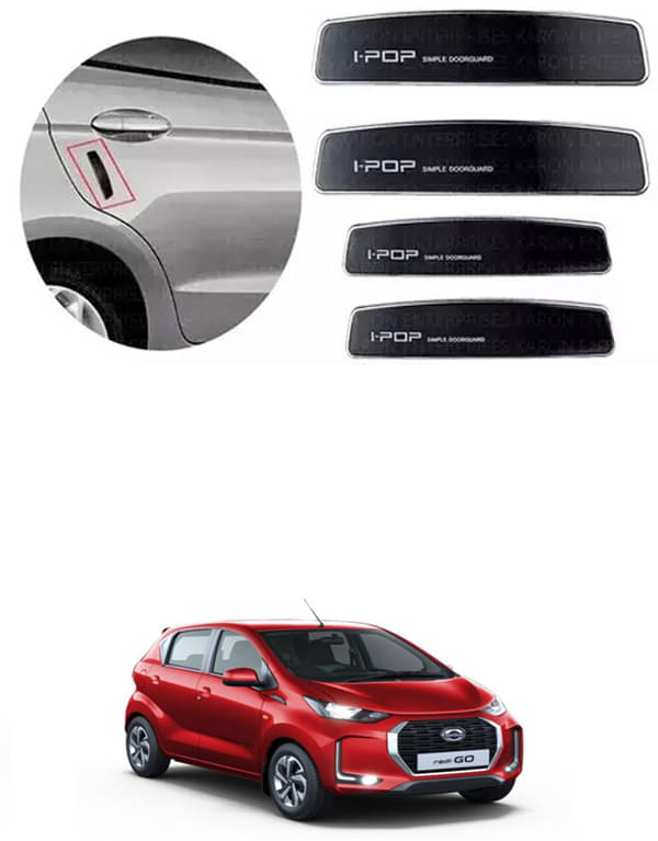     			Etradezone Car Door Guard (Pack Of 4, Black) For Datsun redi-GO