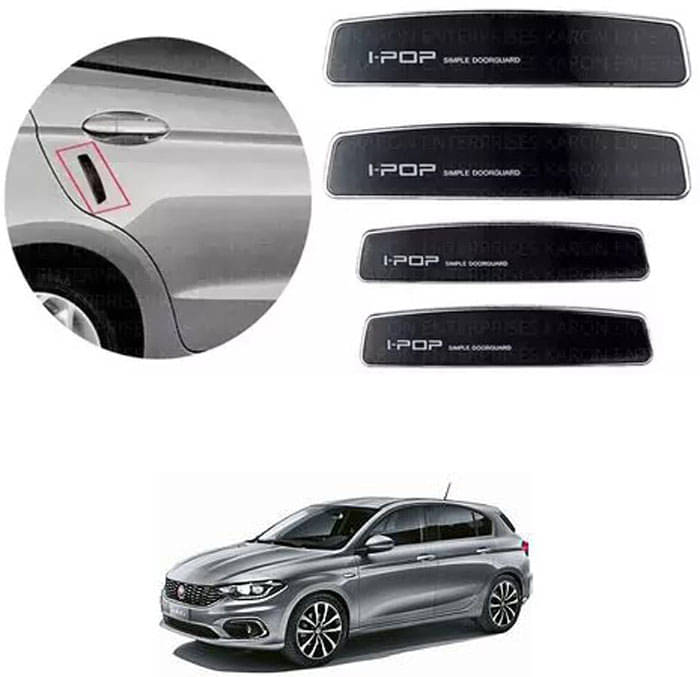     			Etradezone Car Door Guard (Pack Of 4, Black) For Fiat tipo