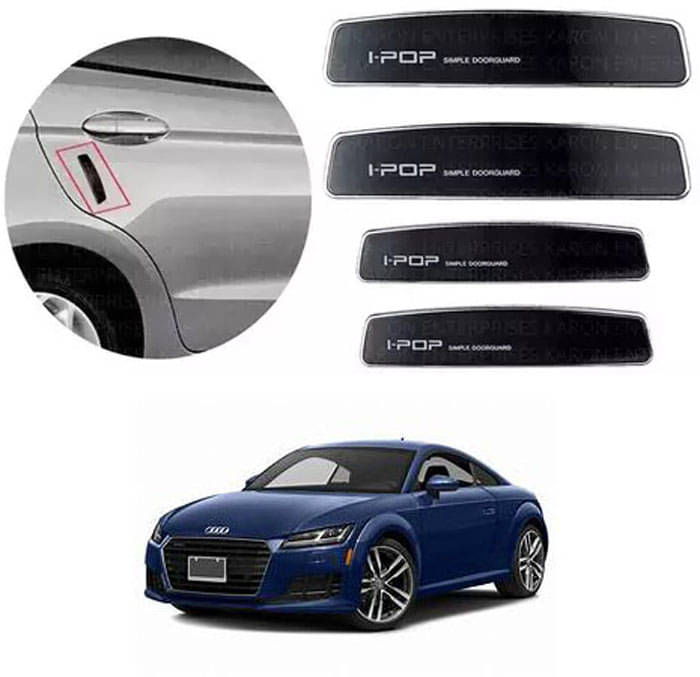 Etradezone Car Door Guard (Pack Of 4, Black) For Audi TT     			Etradezone Car Door Guard (Pack Of 4, Black) For Audi TT