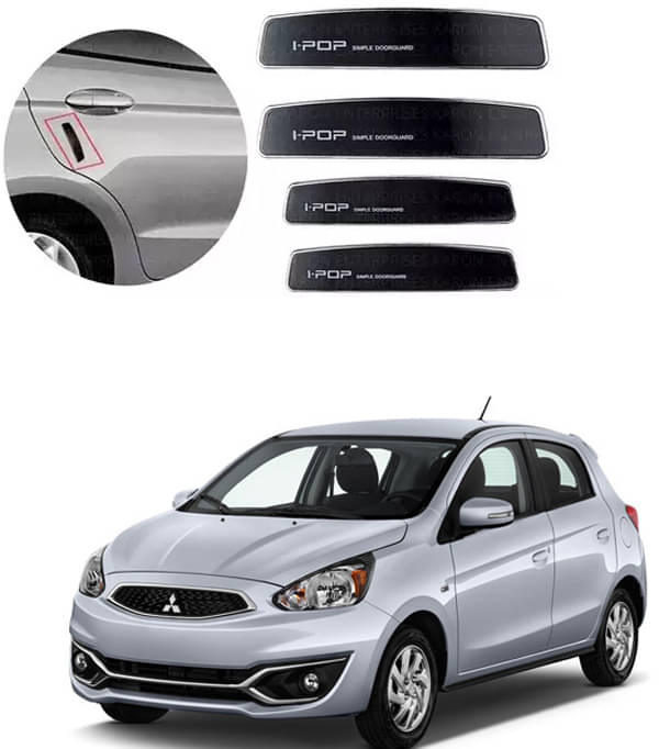     			Etradezone Car Door Guard (Pack Of 4, Black) For Mitsubishi Mirage