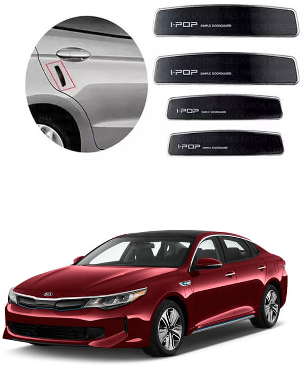 Etradezone Car Door Guard (Pack Of 4, Black) For Kia Optima Etradezone Car Door Guard (Pack Of 4, Black) For Kia Optima