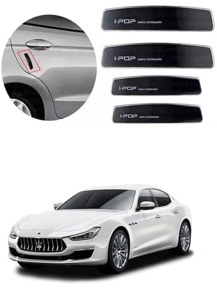     			Etradezone Car Door Guard (Pack Of 4, Black) For Universal For Car Ghibli