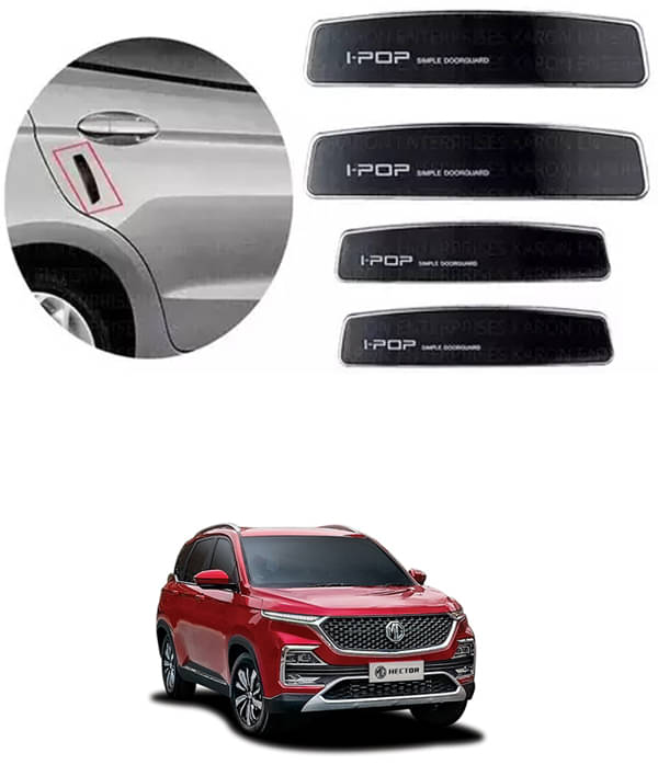     			Etradezone Car Door Guard (Pack Of 4, Black) For MG Hector