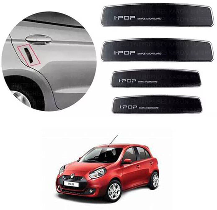     			Etradezone Car Door Guard (Pack Of 4, Black) For Renault Pulse