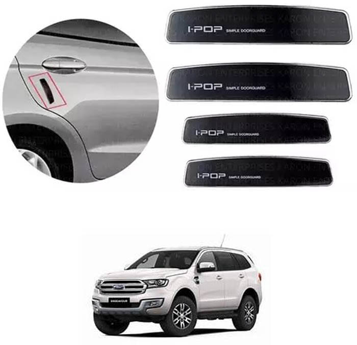     			Etradezone Car Door Guard (Pack Of 4, Black) For Ford Endeavour