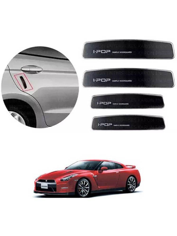 Etradezone Car Door Guard (Pack Of 4, Black) For Nissan GTI     			Etradezone Car Door Guard (Pack Of 4, Black) For Nissan GTI