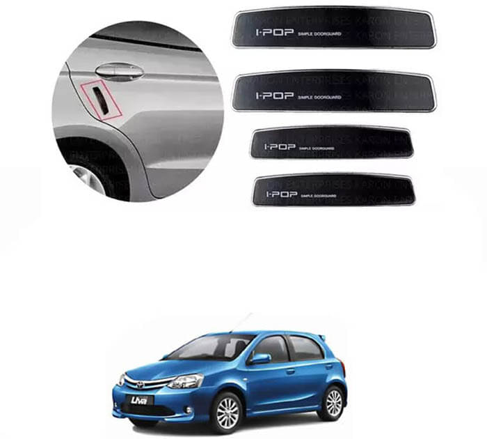 Etradezone Car Door Guard (Pack Of 4, Black) For Toyota Etios Liva Etradezone Car Door Guard (Pack Of 4, Black) For Toyota Etios Liva