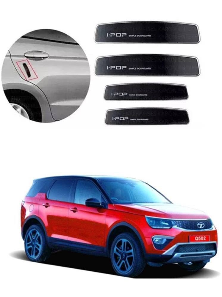     			Etradezone Car Door Guard (Pack Of 4, Black) For Tata Q502