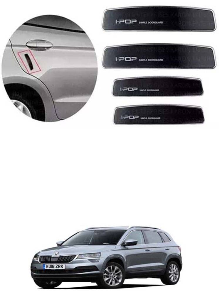     			Etradezone Car Door Guard (Pack Of 4, Black) For Skoda Karoq