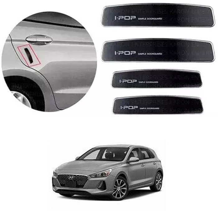 Etradezone Car Door Guard (Pack Of 4, Black) For Hyundai Elantra Etradezone Car Door Guard (Pack Of 4, Black) For Hyundai Elantra