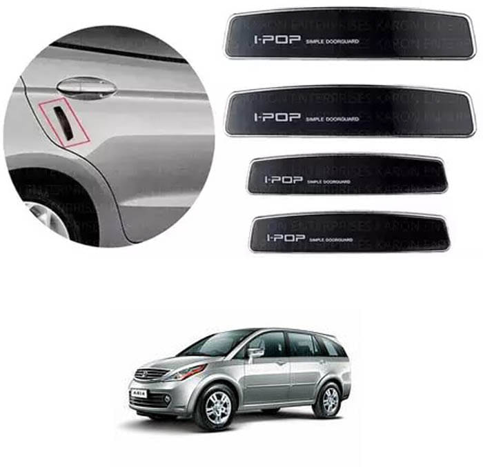     			Etradezone Car Door Guard (Pack Of 4, Black) For Tata Aria