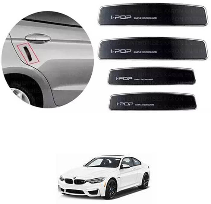 Etradezone Car Door Guard (Pack Of 4, Black) For BMW M4     			Etradezone Car Door Guard (Pack Of 4, Black) For BMW M4