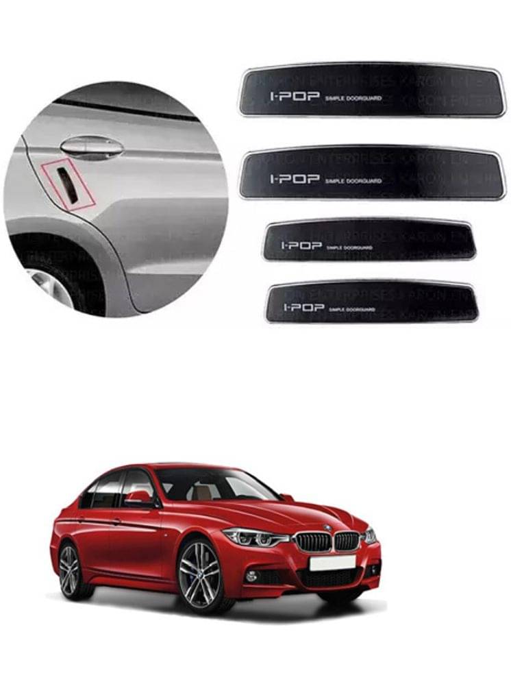     			Etradezone Car Door Guard (Pack Of 4, Black) For BMW 320D