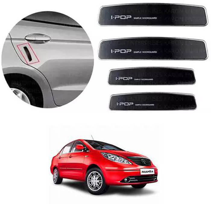 Etradezone Car Door Guard (Pack Of 4, Black) For Tata Manza     			Etradezone Car Door Guard (Pack Of 4, Black) For Tata Manza