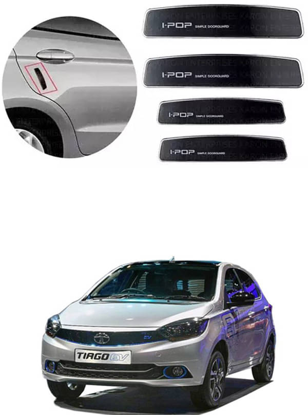 Etradezone Car Door Guard (Pack Of 4, Black) For Tata Tiago EV Etradezone Car Door Guard (Pack Of 4, Black) For Tata Tiago EV