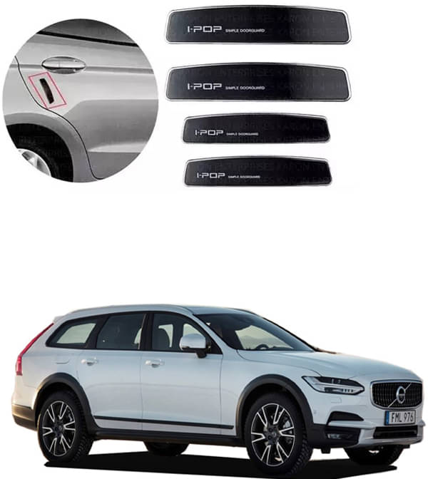     			Etradezone Car Door Guard (Pack Of 4, Black) For Volvo V90 Cross Country