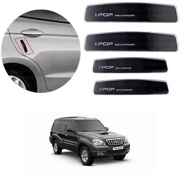Etradezone Car Door Guard (Pack Of 4, Black) For Hyundai Terracan     			Etradezone Car Door Guard (Pack Of 4, Black) For Hyundai Terracan