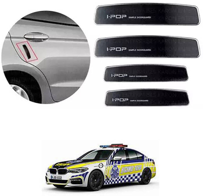     			Etradezone Car Door Guard (Pack Of 4, Black) For BMW Patrol