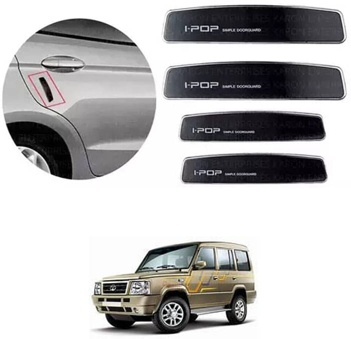 Etradezone Car Door Guard (Pack Of 4, Black) For Tata Sumo Gold     			Etradezone Car Door Guard (Pack Of 4, Black) For Tata Sumo Gold