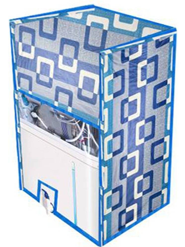 Fabolic Polyester Abstract Fridge Mat & Cover ( 97 54 ) Pack of 1 - Blue Fabolic Polyester Abstract Fridge Mat & Cover ( 97 54 ) Pack of 1 - Blue