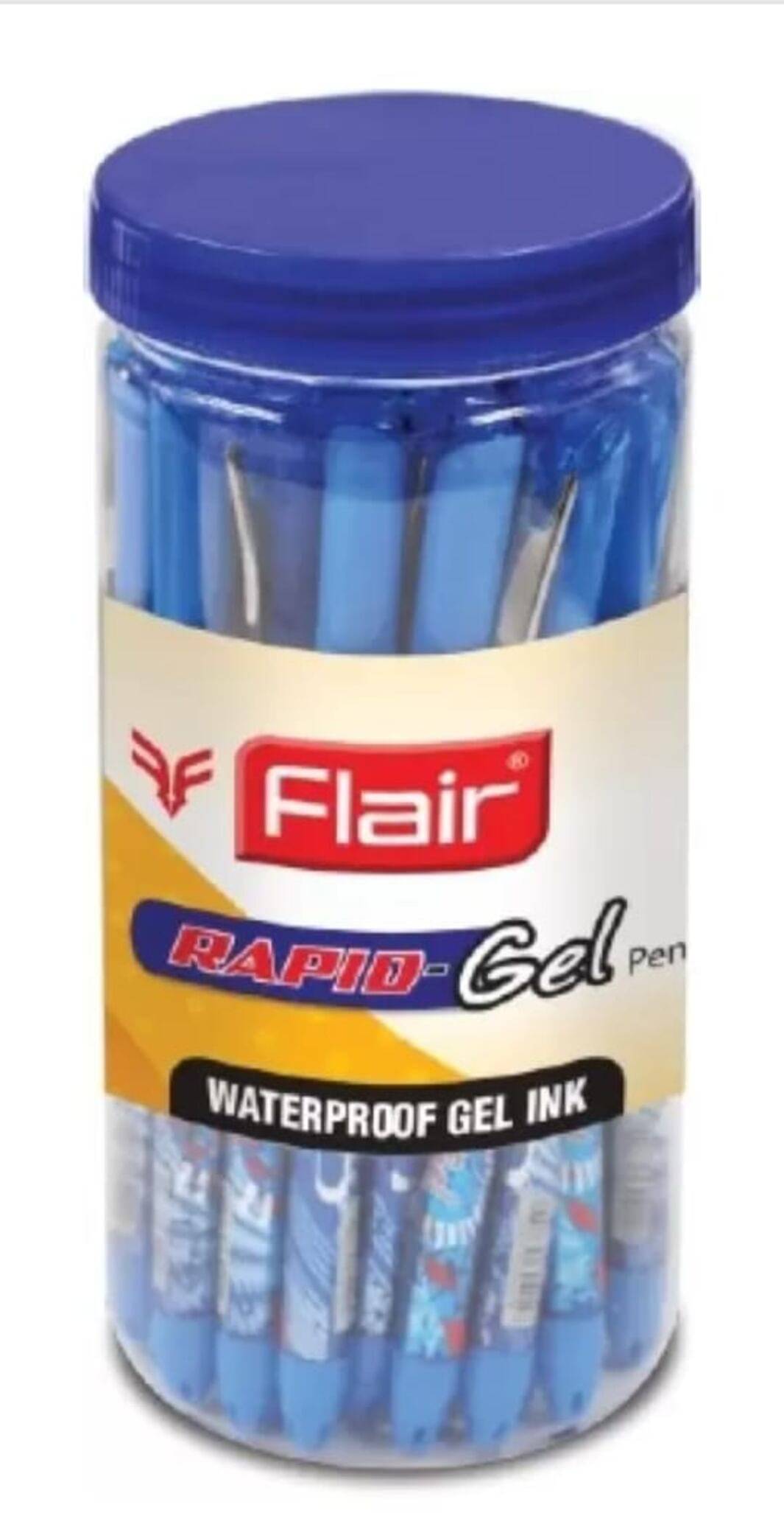 Flair Rapid Gel 25Pc Jar Mt Blue Flair Rapid Gel 25Pc Jar Mt Blue