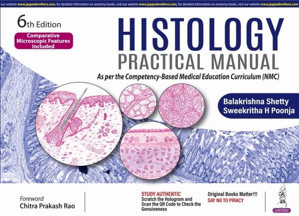     			Histology Practical Manual 6th Edition