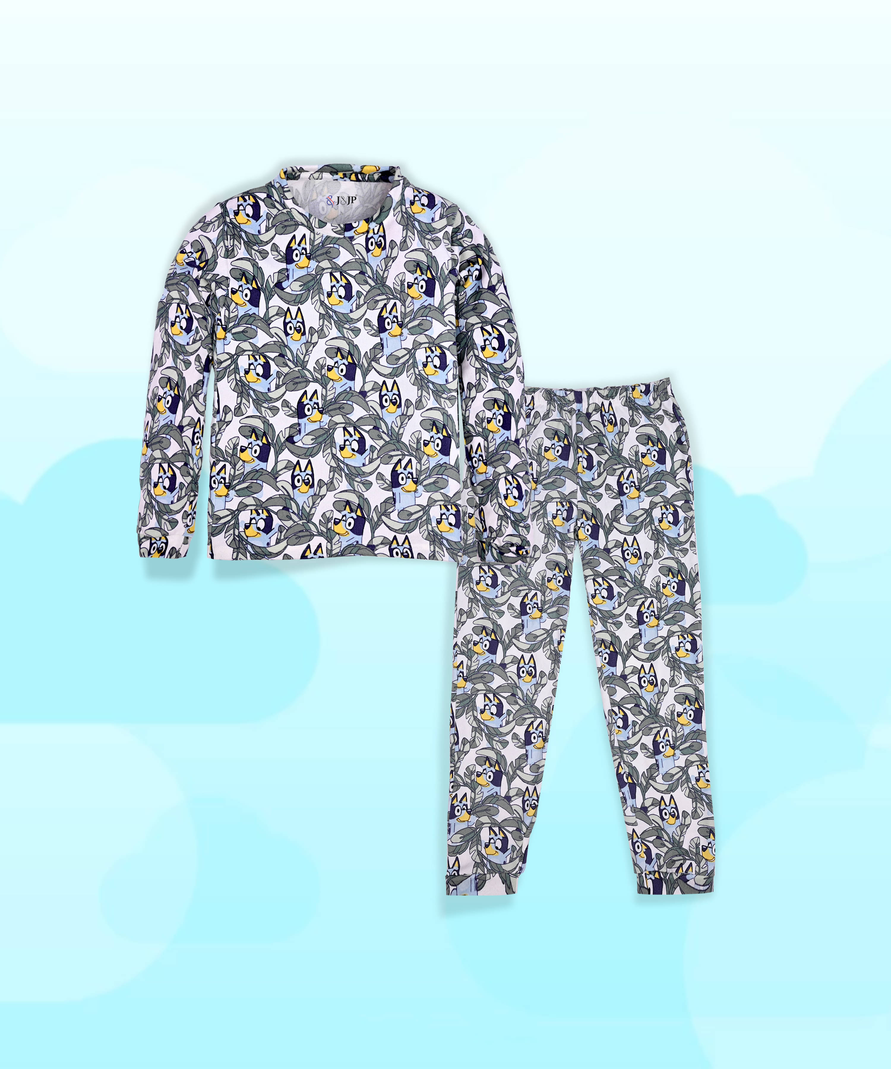 J&JP Pack of 1 Boys Cotton Blend T-Shirt & Pants Set ( Multicolor )     			J&JP Pack of 1 Boys Cotton Blend T-Shirt & Pants Set ( Multicolor )