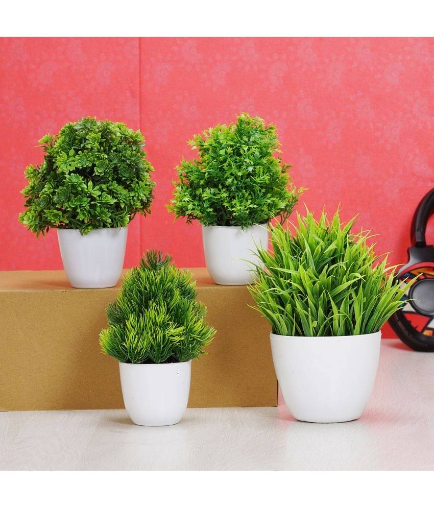     			KanRaj - Green Wild Artificial Bonsai ( Pack of 4 )
