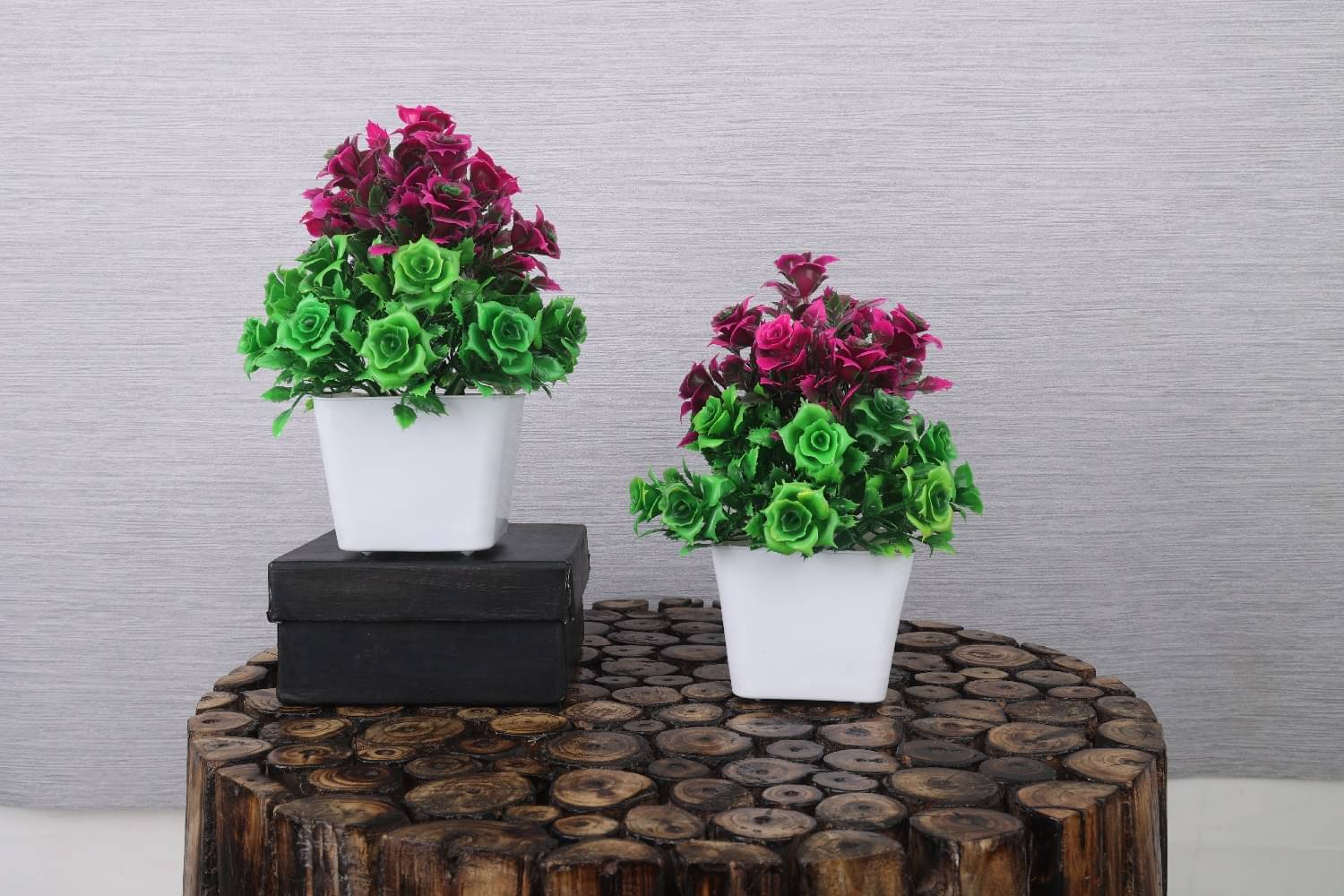     			KanRaj - Multicolor Rose Artificial Flower ( Pack of 2 )