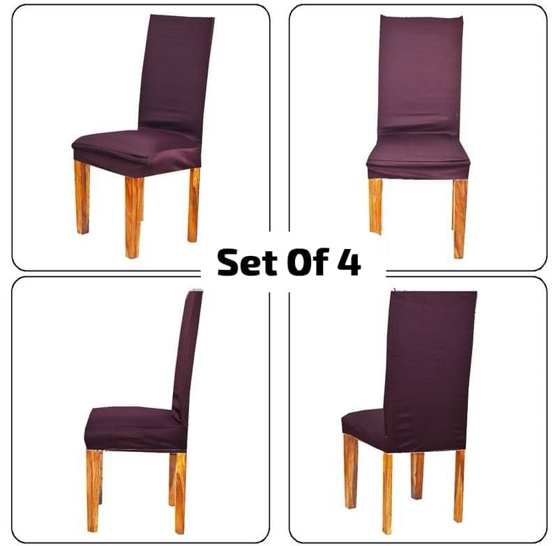     			MAHALUXMI COLLECTION 1 Seater Polyester Chair Cover ( Pack of 4 )