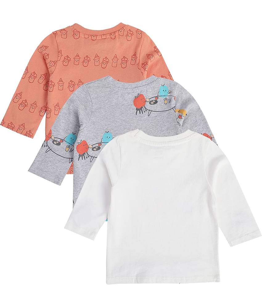 MINI KLUB Pack of 3 Baby Boys Cotton T-Shirt ( Multi )