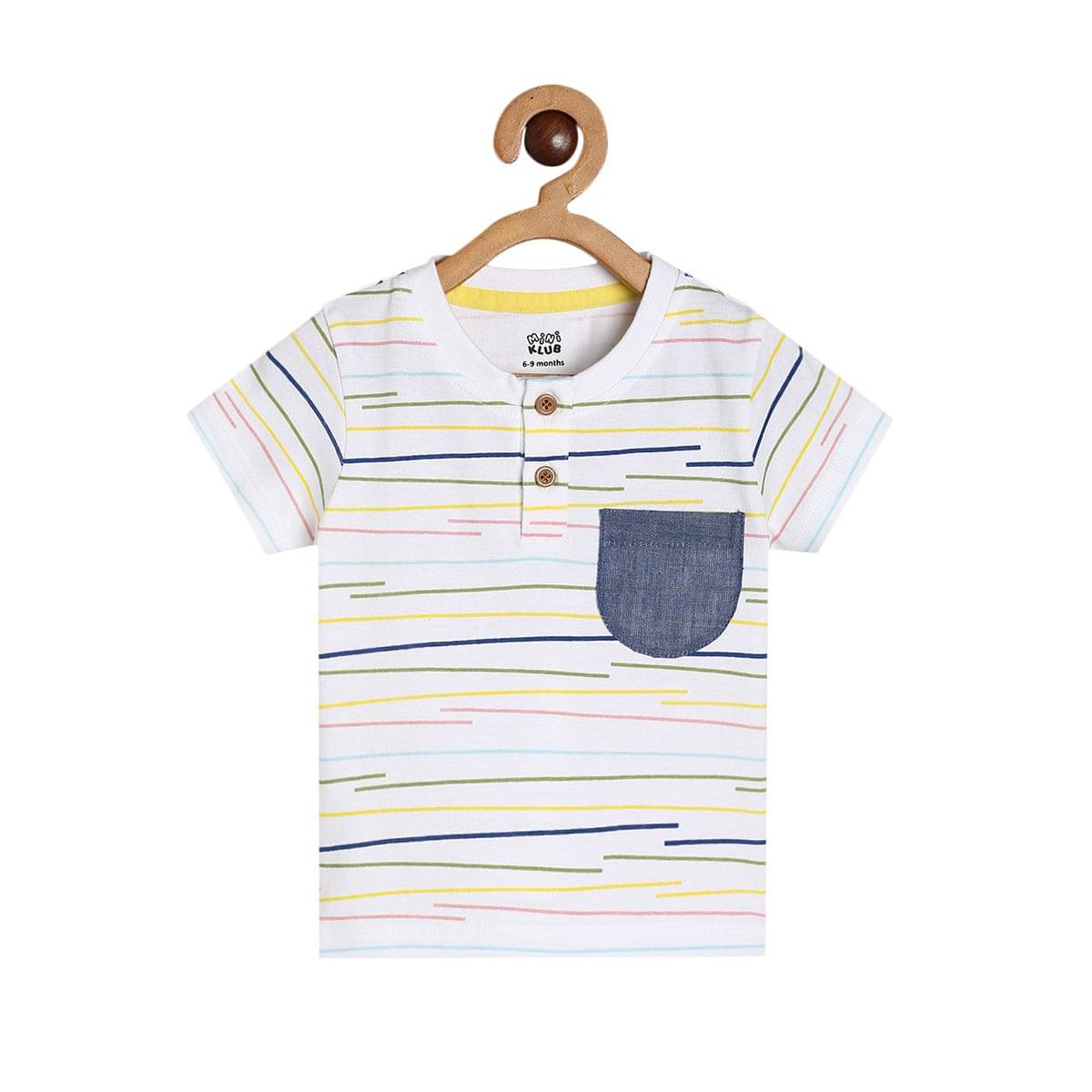     			MINI KLUB Pack of 1 Baby Boys Cotton T-Shirt ( Multi )