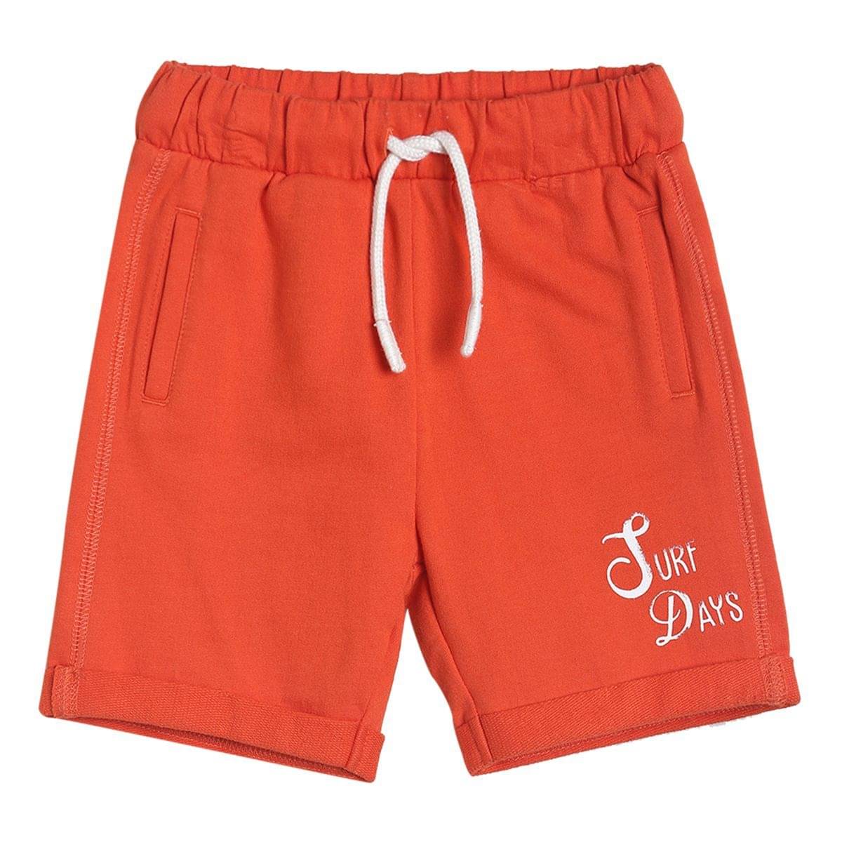     			MINI KLUB Baby Boys Cotton Shorts ( Orange )