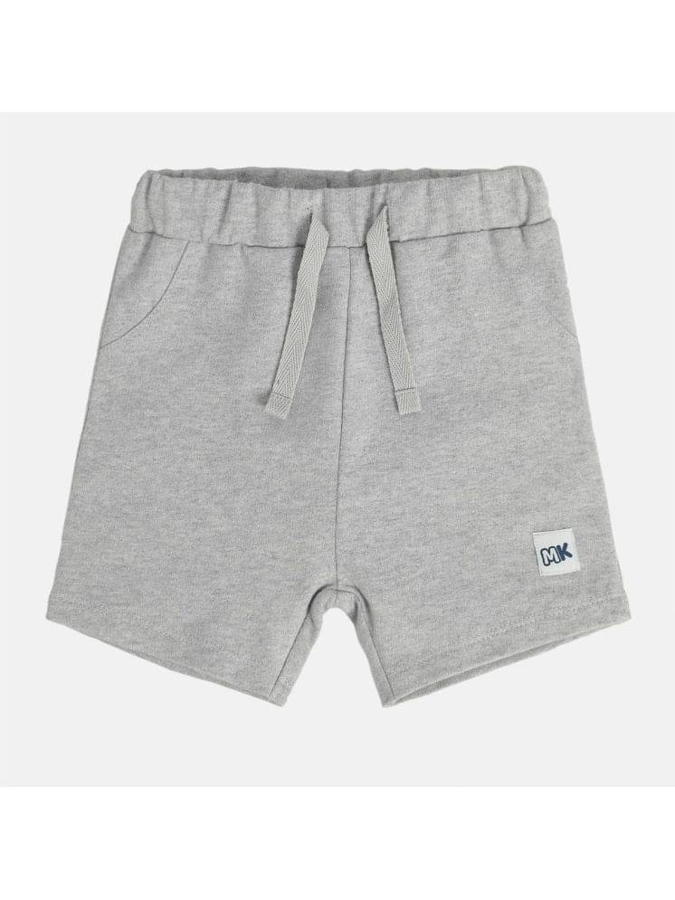     			MINI KLUB Baby Boys Cotton Shorts ( Gray )