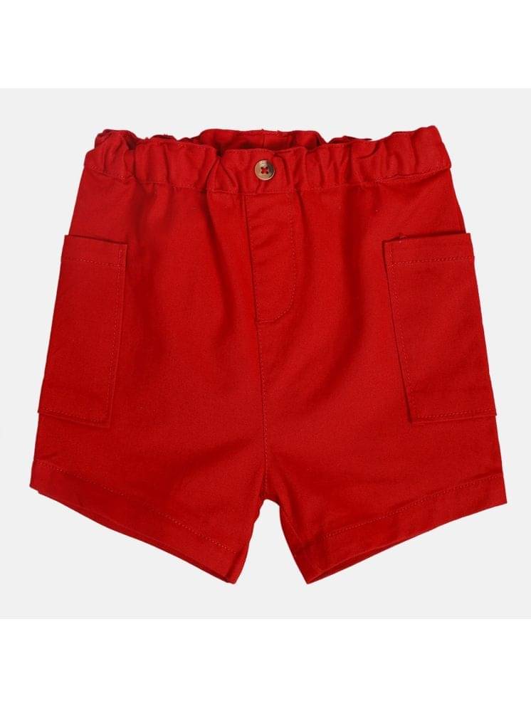     			MINI KLUB Baby Boys Cotton Shorts ( Red )
