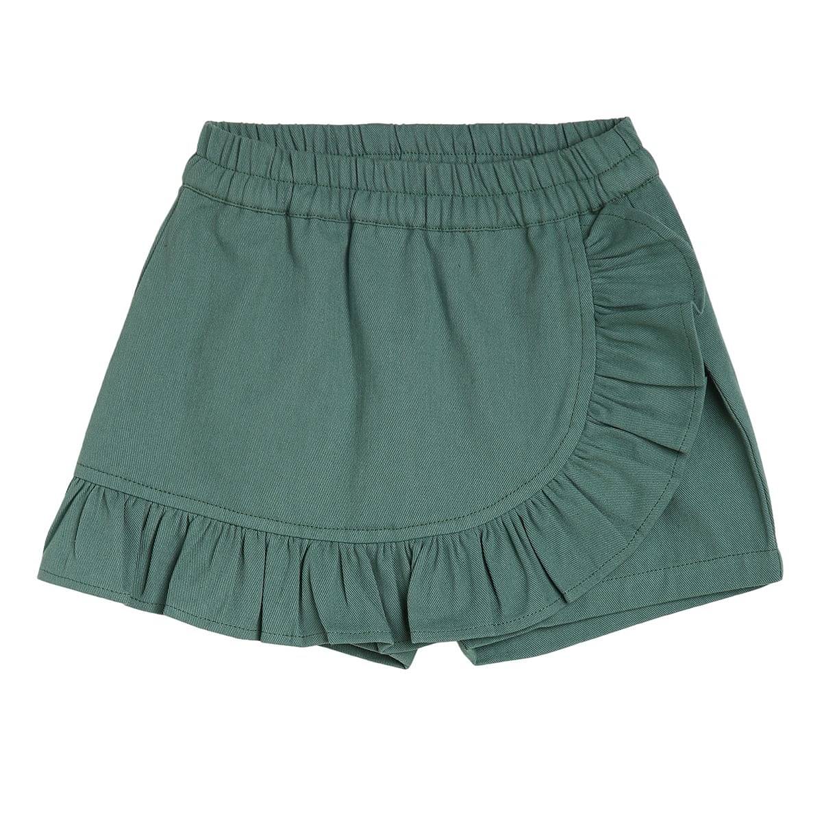     			MINI KLUB Baby Girls Cotton Shorts ( Green )