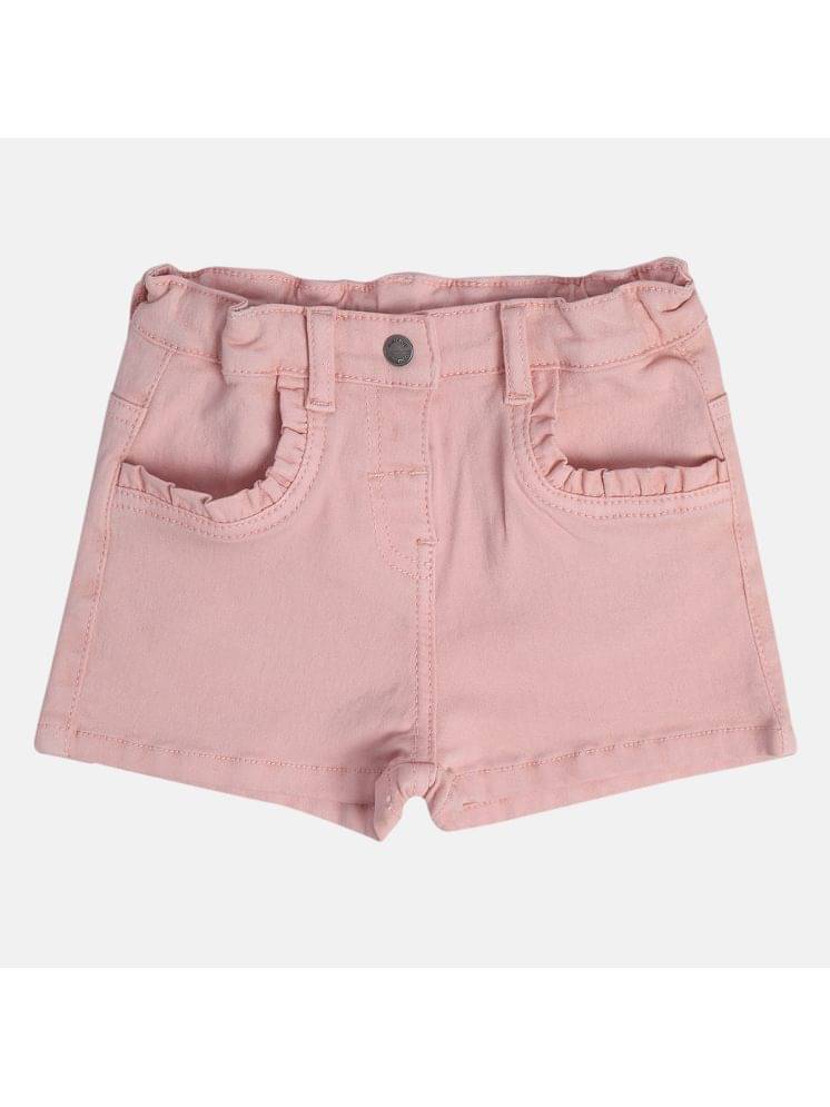    			MINI KLUB Baby Girls Cotton Shorts ( Pink )