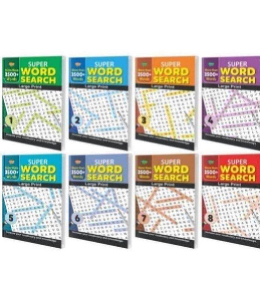 Set of 8 Super Word Search - 1,2,3,4,5,6,7 & 8 Set of 8 Super Word Search - 1,2,3,4,5,6,7 & 8