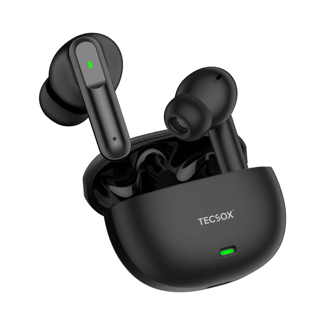     			Tecsox Pro 2 In Ear TWS Black